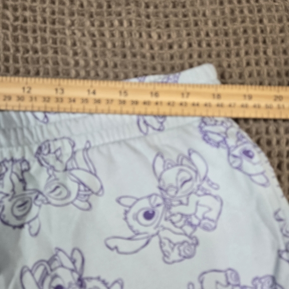 Disney White and Purple Character Sleep Shorts - Picture 4 of 7